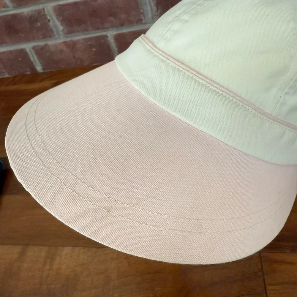 VTG 1982 Walt‎ Disney World Epcot Center Hat Cap Strapback White Pink Atlas USA